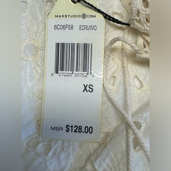 NWT Max Studio Floral Eyelet Sheath Dress - Picture 9 of 9